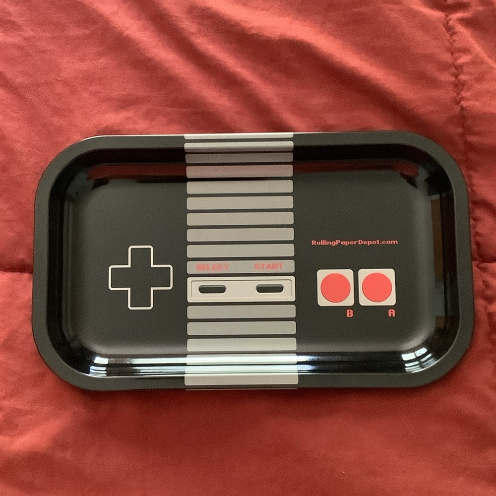 Retro Gaming Console Tray - Black